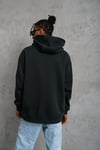 Oversize Kapüşonlu Sweatshirt Siyah