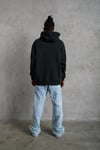 Oversize Kapüşonlu Sweatshirt Siyah