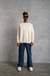 Oversize Sweatshirt Bej