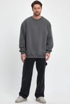 Oversize Sweatshirt Gri
