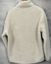 Peluş Desenli Sweat Krem
