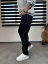 Siyah Desenli Baggy Pantolon