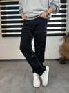 Siyah Desenli Baggy Pantolon