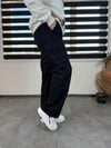 Siyah Düz Baggy Jean