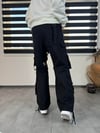 Siyah İpli Baggy Jean