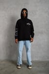 Travis Baskılı Sweatshirt Siyah