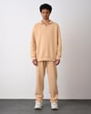 Yarım Fermuarlı Sweat Krem