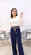 Balon Kol Detaylı Crop Top