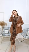 Premium Kalite İçi Kürklü Oversize Deri Ceket