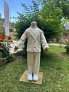 DMB Erkek Bebek Keten Ceketli 3'lü Takım