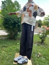 ERKEK ÇOCUK BASKILI KETEN GÖMLEK PANTOLON TAKIM