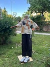 ERKEK ÇOCUK BASKILI KETEN GÖMLEK PANTOLON TAKIM
