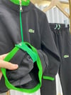 Erkek Çocuk Lacoste Siyah Kompact Fermuarlı Takım