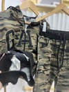 GAP Gri Kamuflaj Desen Kapüşonlu Erkek Çocuk  Takım