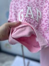 GAP Pembe Leopar Desen Kız Çocuk Eşofman Takım