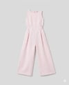 Kız Çocuk Pembe Crop Bol Paça Takım 3-10 yaş 