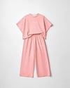 Kız Çocuk Pembe Tshirt Pantolon Takım