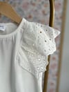 Kolları Güpürlü Kız Çocuk Tshirt