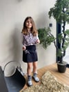 Leopar Yelekli Şort Etekli Kız Çocuk Takımı