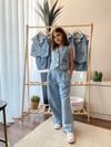 NK Kids Kız Çocuk Kot Yelek Pantolon Takım 8-12 Yaş