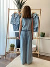 NK Kids Kız Çocuk Kot Yelek Pantolon Takım 8-12 Yaş