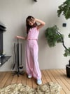 Nk KIZ ÇOCUK TAHİTİ PEMBE İKİLİ TAKIM