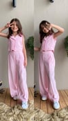 Nk KIZ ÇOCUK TAHİTİ PEMBE İKİLİ TAKIM