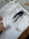 Orijinal Marka Beyaz Erkek Çocuk Şardonlu  Alt Eşofman