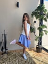 Swanky Kız Çozuk Mavi-Beyaz Çizgili Etek