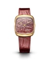 Natural Rubellite Stone In Gold