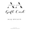 GIFT CARD KAŞ DIZAYN