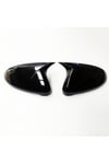 Bmw 3 Seri E90 2008-2010 Yarasa Ayna Kapağı Parlak Siyah Batman Piano Black