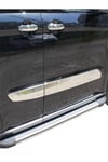 Fordd Courier Yan Kapı Çıtası Krom - 4 Parça Paslanmaz Çelik - Yan Kapı Çıta Krom