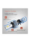 H7 Led Xenon Far Sis Ampulu C6 Slim Led Şimşek Etkili Pandacartuning