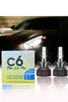 H7 Led Xenon Far Sis Ampulu C6 Slim Led Şimşek Etkili Pandacartuning