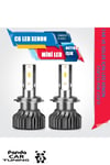 H7 Led Xenon Far Sis Ampulu C6 Slim Led Şimşek Etkili Pandacartuning