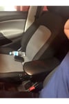 Renault Megane 2 Deri Kol Dayama Kolçak Siyah Özel Üretim Mdf