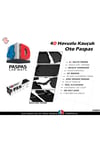 S-Dizayn VW Golf 7 4D Havuzlu Paspas 2013-2020 A+Kalite 4DS-84026