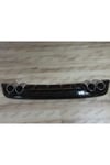 Seat Leon Difüzör Mk3 - 3,5 Üniversal Plastik Piano Black 4çıkış