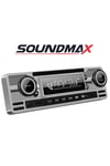 Sx-Mx61cl Nostaljik Oto Teyp amfi Çıkışlı App Knt rgb Type c Usb Bluetooth Classic Seri