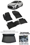 Toyota Corolla Sedan 4.5d Premium Havuzlu Paspas Ve Liner 3d Bagaj Havuzu Seti