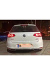 Vw Golf 7 Arka Tampon Eki Difüzör-difizör 7,5 Görünüm