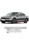 Vw Passat B8.5 - Yan Kapı Alt Çıtası Krom - 8 Prç.
