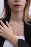 22 AYAR NAZAR BONCUKLU KOLYE-BİLEKLİK SET