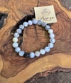 8 mm Küre Kesim Dendritli Opal ( MERLİNİT ) Taşı  Bileklik