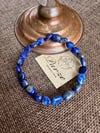 Lapis Lazuli  Kırık Taş Bileklik