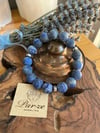 Lapis Lazuli Mat Form 12 mm Küre Kesim Bileklik