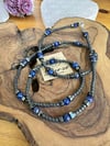 Lapis Lazuli ve Hematit Tasarım Kolye