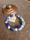 Lapis Lazuli ve Kristal Kuvars Bileklik