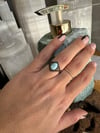 Larimar Doğal Taş  Yüzük ( Ayarlanabilir Ölçü)